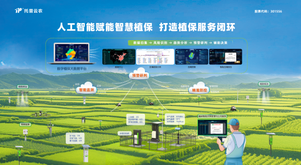 深化“AI+植?！比诤蠎?yīng)用，托普云農(nóng)打造數(shù)智植保全鏈路閉環(huán)